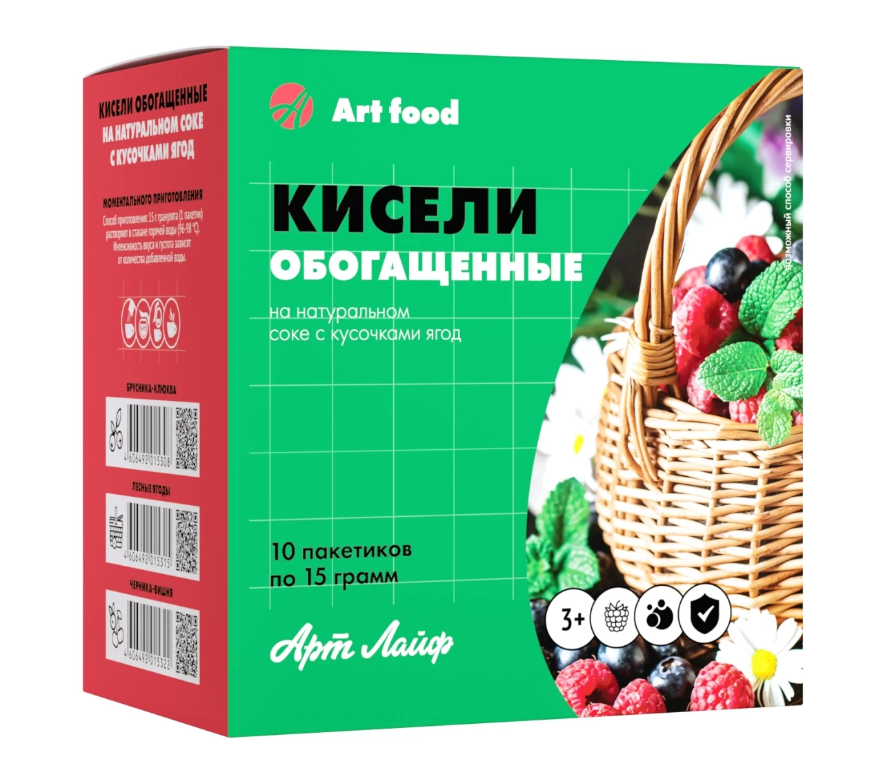 Кисель шоу-бокс Лесные ягоды