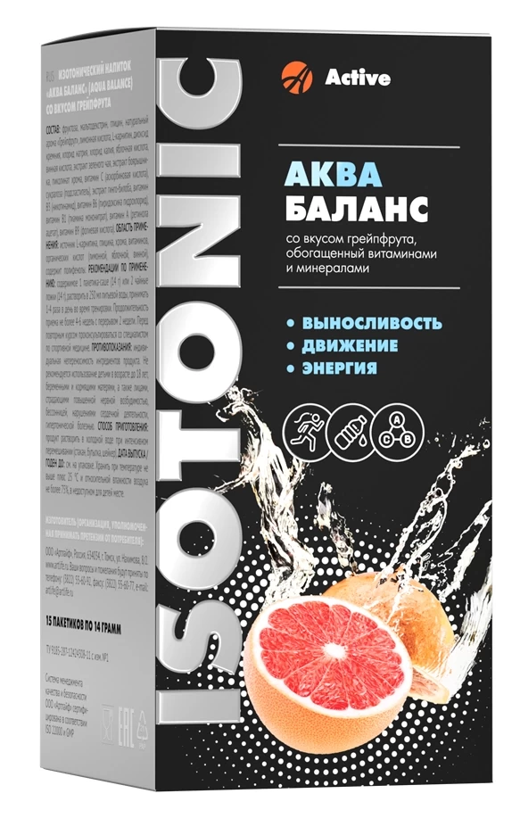 Изотонический напиток Аква Баланс